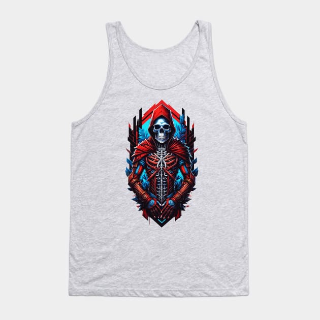 skeleton in red hood Tank Top by DeathAnarchy